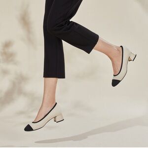 New Vivaia Julie Pro Round- Toe Chunky Women’s Heels Shoes Size 37 US 6.5